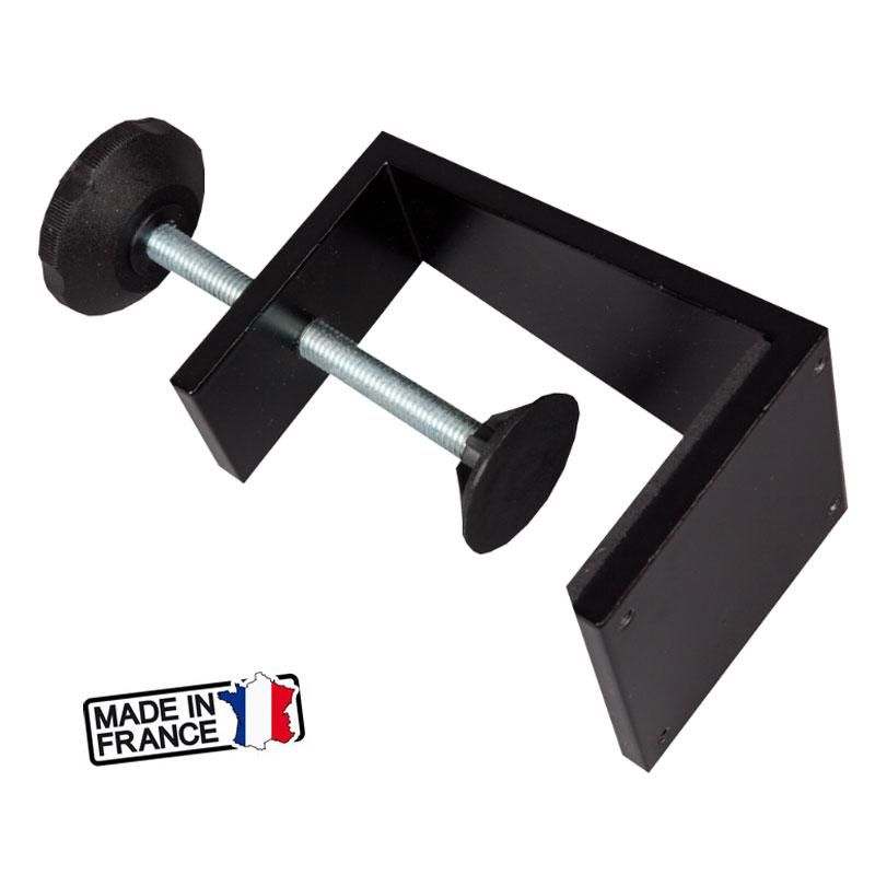 Étrier noir pour lampe de travail - ouverture max 75mm - marque Lid_0