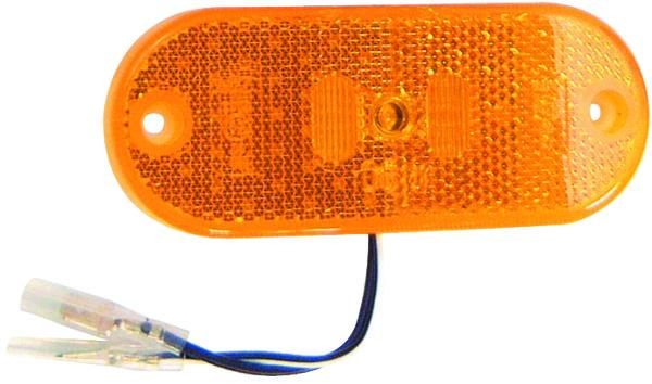 FEU DE GABARIT 12V ORANGE 110X45 PRECABLE