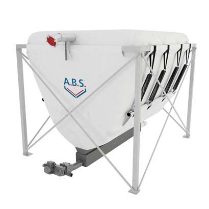 Flexilo ressort - silo pour granulés de bois A.B.S. - capacité de stockage maximale dans un espace réduit_0