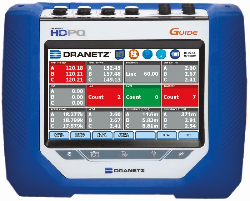 Analyseur de qualité de puissance - HDPQ-GAFLEX3KPKG - Série Dranetz HDPQ Guide Flex avec WiFi et mémoire 10 000 cycles_0