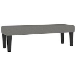 Helloshop26 - Banc banquette 100 x 30 x 30 cm tissu gris foncé  02_0010540 - 3000580282725_0