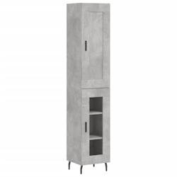 Helloshop26 - Buffet bahut commode armoire meuble de rangement organisateur cuisine salle de séjour salon haut 34,5 x 34 x 180 cm 02_0034344 - 300021_0
