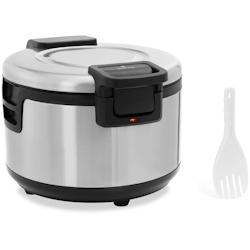 Helloshop26 - Chauffe cuiseur à riz 19 litres acier inoxydable aluminium PP téflon argenté 14_0008660 - 3000221217277_0