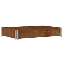 Helloshop26 - Jardinière bac lit surélevé plantes fleurs terrasse jardin 120 x 80 cm bois massif de pin marron 02_0037408 - 3000217813131_0