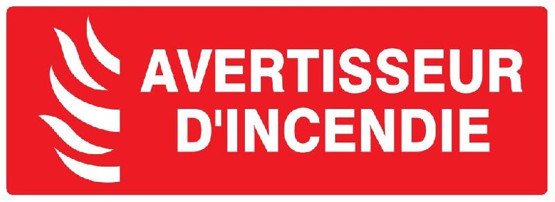 Panneaux adhésifs 330x75 mm prévention incendie - ADPNG-TL08/AVTI_0