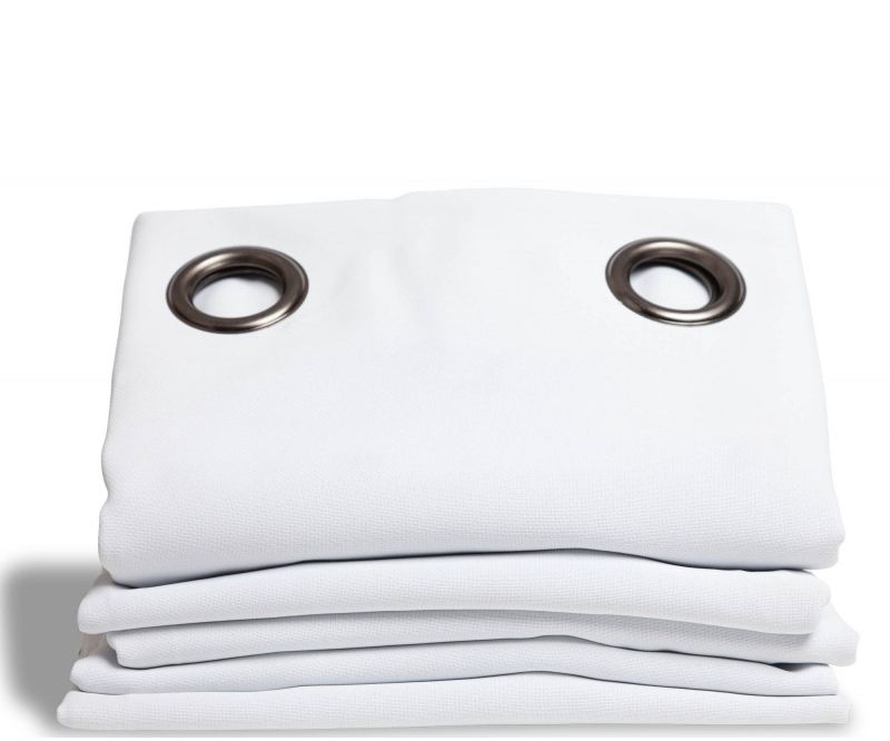 rideau phonique blanc