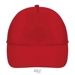 Sol's - Casquette 5 panneaux BUZZ Rouge Taille Unique - Taille unique 3609374008482_0