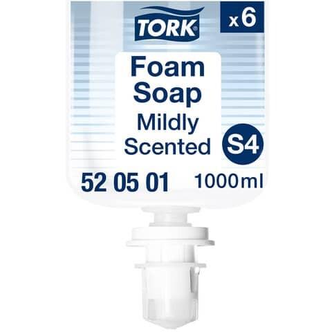 TORK savon mousse doux 520501 soin pour tous types de peau 1 l bouteille - 4216_0