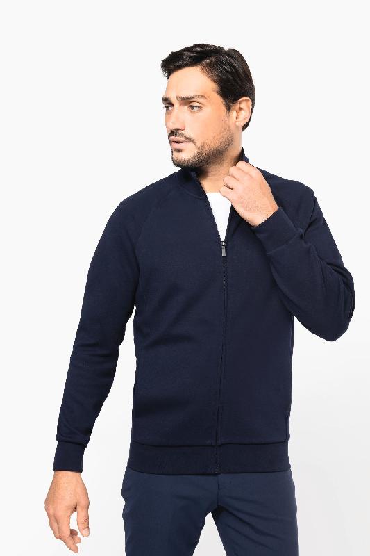 Veste zippée homme - Kariban Premium - Réf: PK404 - Coton/Polyester/Élasthanne_0