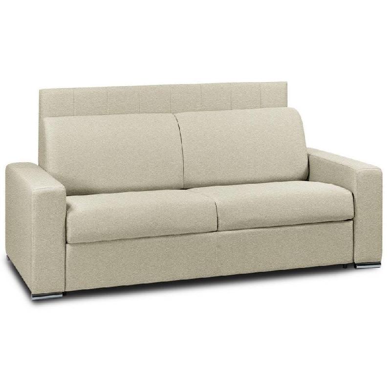 CANAPÉ LIT CANAPEXPRESS  LATTES 160CM MATELAS MÉMORY  22CM TÊTE DE LIT INTÉGRÉE  CUIR VACHETTE BORDEAUX_0