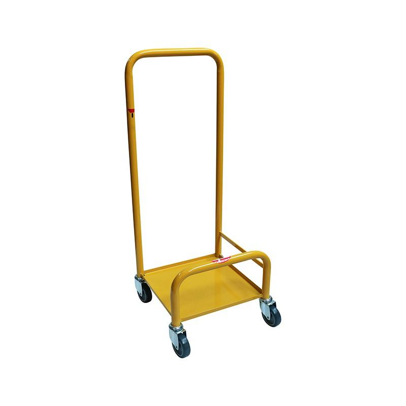 Chariot de manutention porte bidon - Dimensions support : 310 x 310 mm - 4 roulettes pivotantes - Marque Rolléco_0