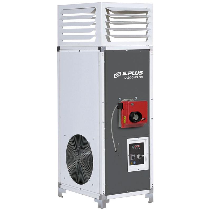 Chauffage mobile vertical à combustion indirecte au fioul COMPAC 200 F3 SR - SPLUS - 2181313_0
