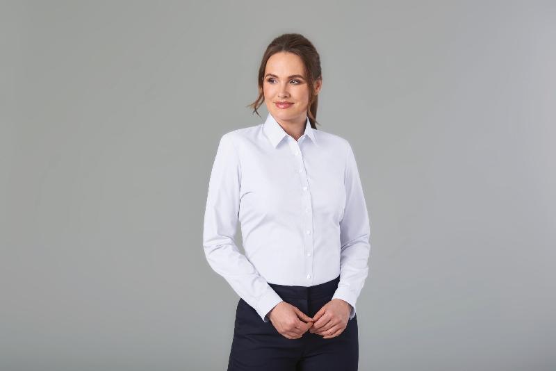 Chemisier Selene - Brook Taverner - Réf: BT2270 - Manches longues, coupe classique, 65% Polyester / 35% Coton_0