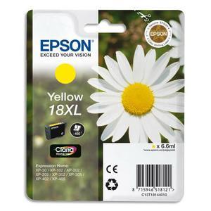 Epson cartouche jet d'encre claria home jaune xl ''pâquerette'' 18 (t1814) - c13t18144012_0