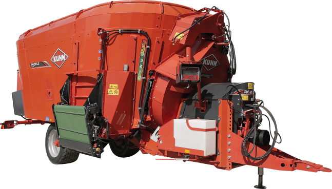 Mélangeuse traînée Profile Plus 24.2 DL - Kuhn - 24 m³ - 2 vis verticales avec turbine de paillage_0