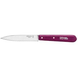 OPINEL Couteau cranté aubergine n°113 Violet Autre Inox - 3123840019197_0