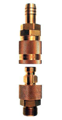 Raccords rapides basse pression non interchangeables - UF-012 - Laiton, acier inox, obturateurs pointus_0