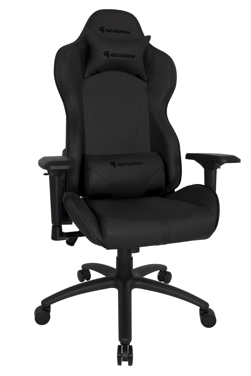 Siège ergonomique réglable AZGENON Z300 noir - Accoudoirs 4D, coussin lombaire et appui-tête - Réf : AZG_Z300_BKBK_0