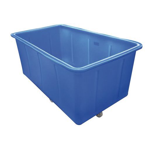 BAC CHARIOT MOBILE 320L BLEU POLYETHYLENE