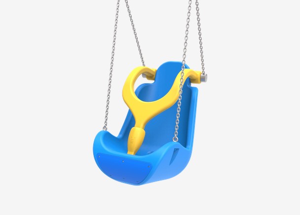 Balançoire siège adapté JKSP01D - inclusif avec sécurité conforme EN 1176-2_0