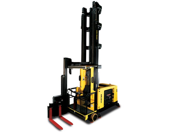 C1.0-1.5 chariot élévateur tridirectionnel - Hyster - 1000 à 1500 kg - mât quadriforme jusqu'à 17m_0