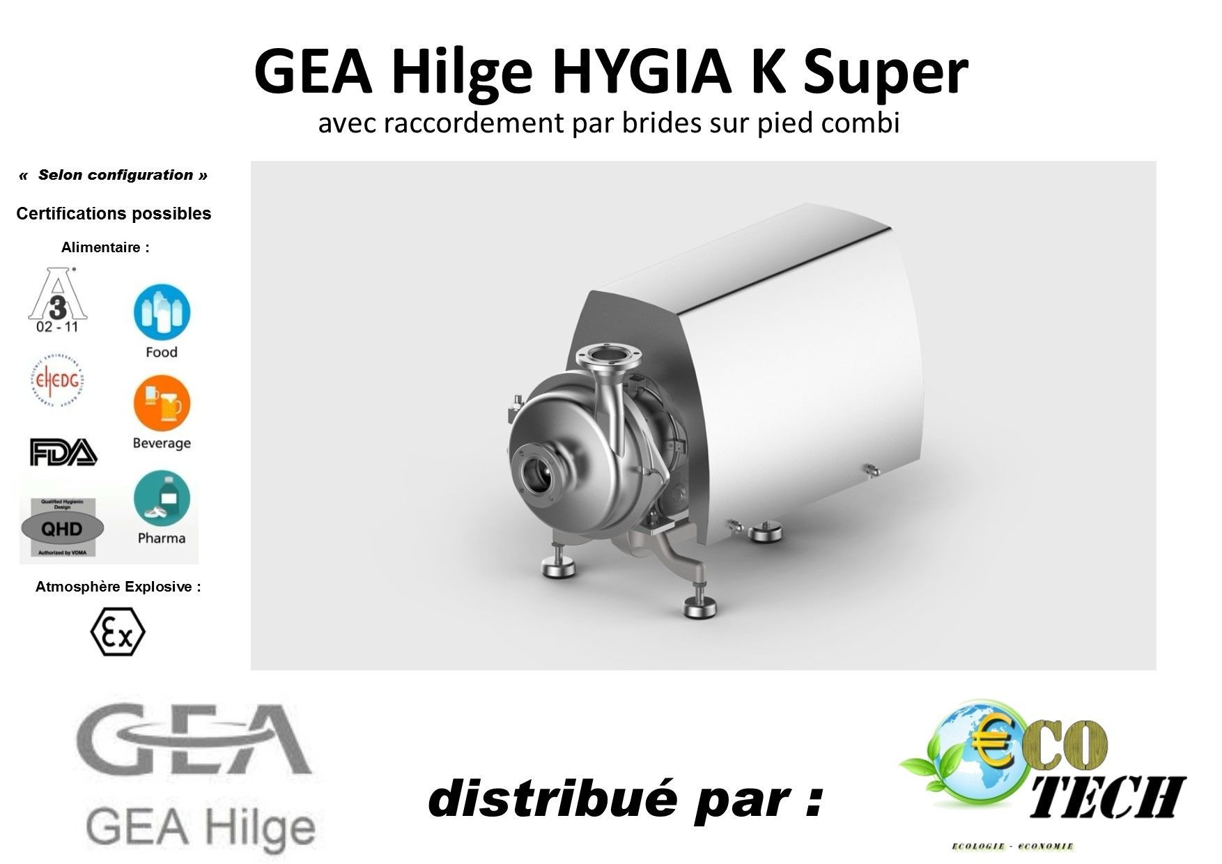 Gea hilge hygia k super - pompe alimentaire raccordement par brides_0