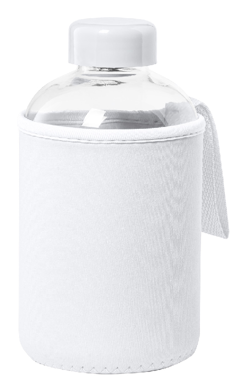 Gourde en verre - 600 ml avec capuchon assorti et couvercle softshell_0