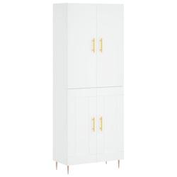 Helloshop26 - Buffet bahut commode armoire meuble de rangement organisateur cuisine salle de séjour salon haut 69,5 x 34 x 180 cm 02_0032666 - 300021_0