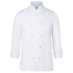 KARLOWSKY Veste de cuisine mixte, manches longues, blanc, pressions, S - S blanc 4040857945969_0