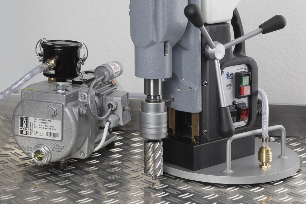 Perceuse magnétique Compacte et puissante, 1600W, cône Morse 3, fraise Ø 50 mm - MAB 525 SB - PROFIPLUS_0