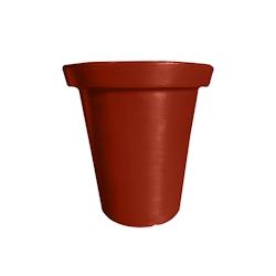 PLAST'UP ROTOMOULAGE Pot de fleurs rond xxl delight 760l - ROUGE - rouge 0036336944879_0