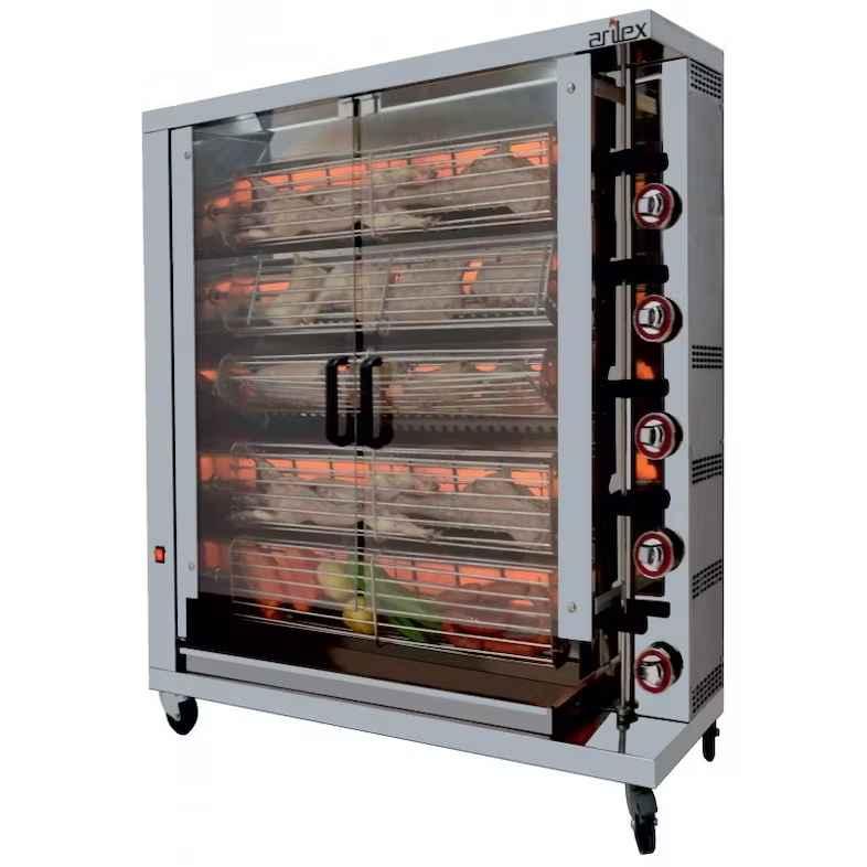 Rôtissoire à Gaz  5 Broches 20-30 poulets ARILEX 5ASG_0