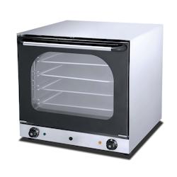 Romux® Four à Convection Électrique Professionnel avec 4 Plateaux 43x32 cm | Four à Convection Boulangerie et Pâtisserie - 300°C et 2600 W - 843_0