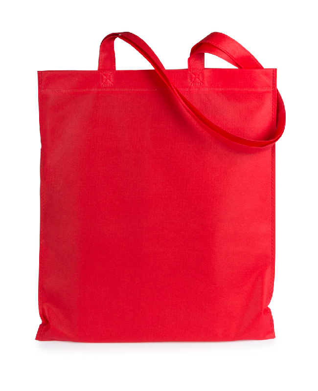 Tote bag publicitaire - non-tissé, anses longues, 70 gr/m² - couleur rouge_0