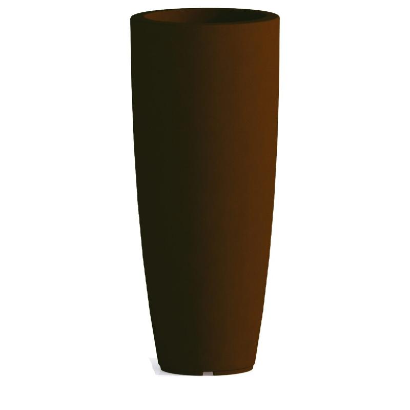 Vase rond Stilo, diamètre 33 x 70 cm (H), marron - marron 8050054382579_0