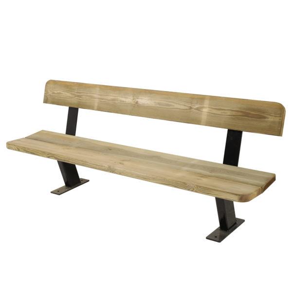 Banc avec assise 2 lames et dossier 1 lame - ARMOR_0