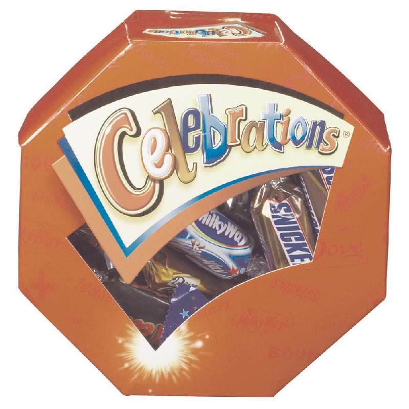 CELEBRATIONS CÉLÉBRATION BALLOTIN FORME COROLLE 190G