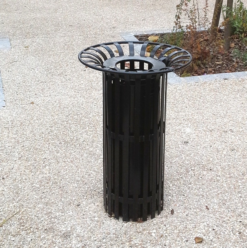 Corbeilles publiques Tulipe V.3 - 15.12 ind d - acier galvanisé et thermolaqué_0