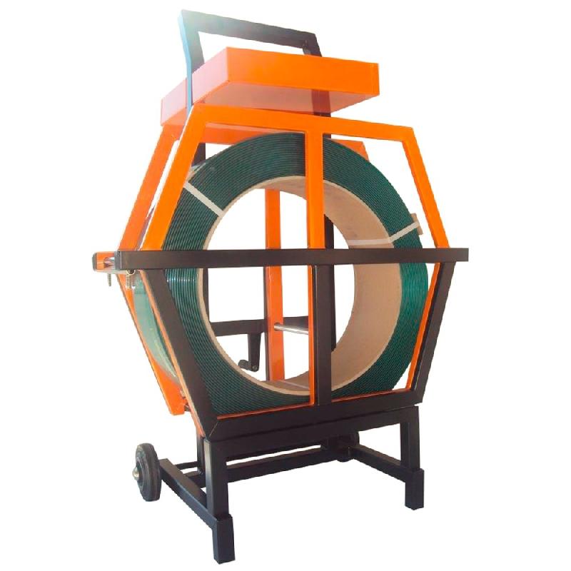Dévidoir pour feuillard acier trancanné - système de freinage - pour bobine Ø406 mm - Réf : DEVFMT_0