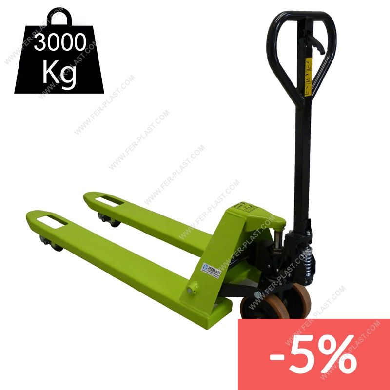 FPGS 30 - Transpalette manuel renforcé Ferplast - capacité 3000 kg pour applications industrielles lourdes_1