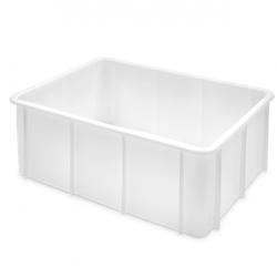 GILAC Bac renforcé grand volume empilable - 120 L - Blanc G120121 - blanc 3573678689077_0