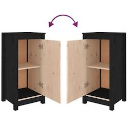 Helloshop26 - Buffet bahut commode armoire meuble de rangement organisateur cuisine salle de séjour salons lot de 2 39 x 35 x 80 cm 02_0036898 - 3000_0