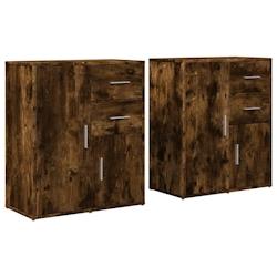 Helloshop26 - Buffet bahut commode meuble de rangement organisateur cuisine salle de séjour salons lot de 2 60 x 31 x 70 cm 02_0036738 - 3000213022094_0