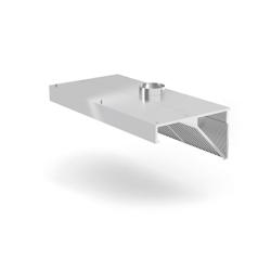 Hendi Hotte murale Profi Line avec filtre en acier inoxydable avec LED 1000x700x450mm - 229309_0
