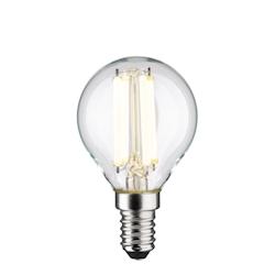 Paulmann Eco-Line Filament 230 V Sphérique LED E14   78 mm 840lm 4W 4000K  Clair 29204 - blanc verre 29204_0