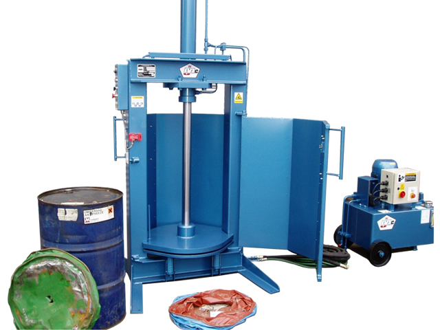 Presse compacteur de fûts McINTYRE - 25 fûts/h - DRUM-100_0