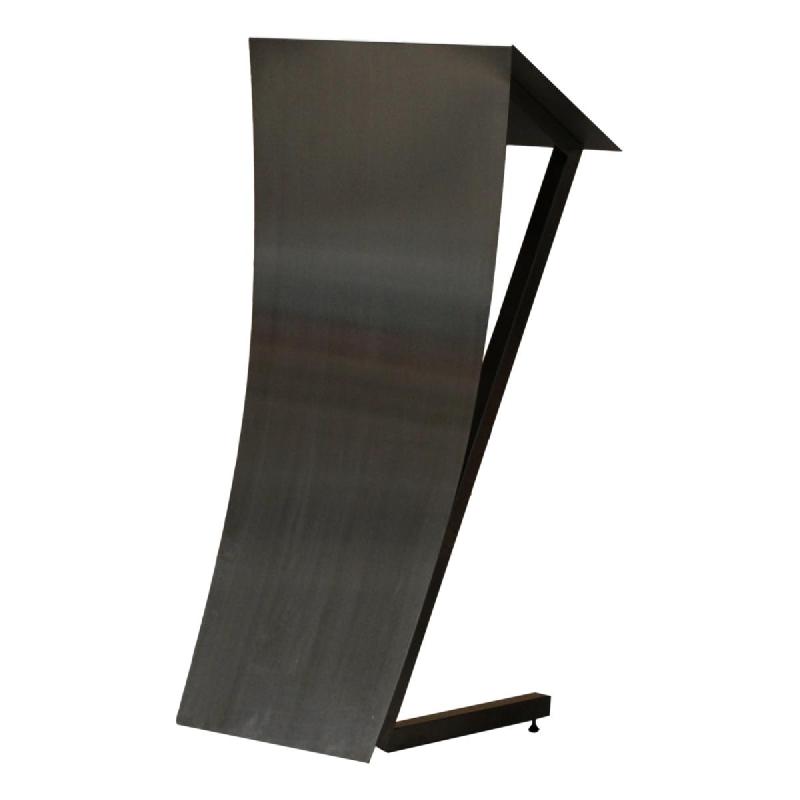Pupitre en acier inoxydable Neptune - Bravour® - design épuré et personnalisable_0
