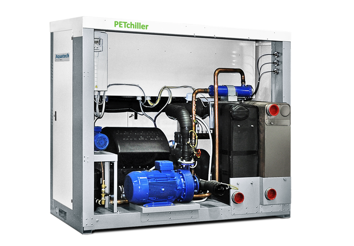 Refroidisseur à condensation par eau PETChiller - haute efficacité avec compresseur à vis et inverter intégré_0
