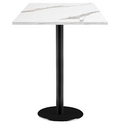Restootab - Mange-debout 60x60cm - modèle Rome marbre blanc - blanc TB-ROMFF-6060M-MB.BLA_0