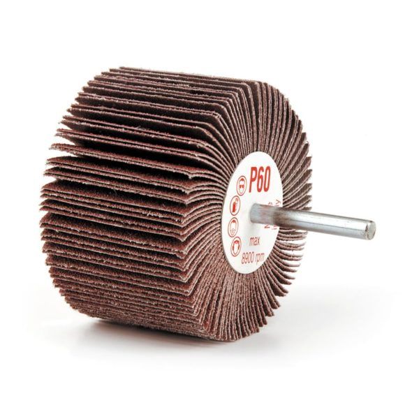 Rg - roue à lamelle - bibielle  - tige cylindrique diamètre 6 mm._0